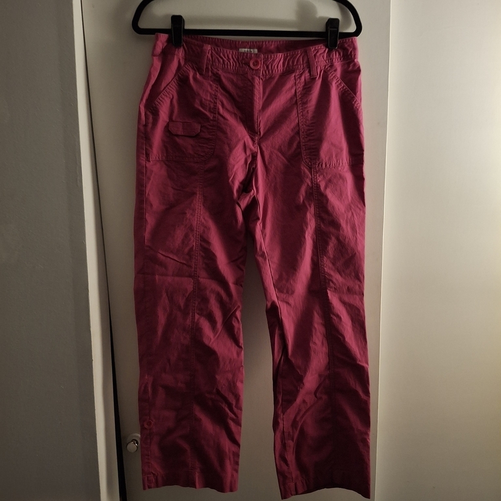 Liz Claiborne Women's Vibrant Pink Cargo Pants